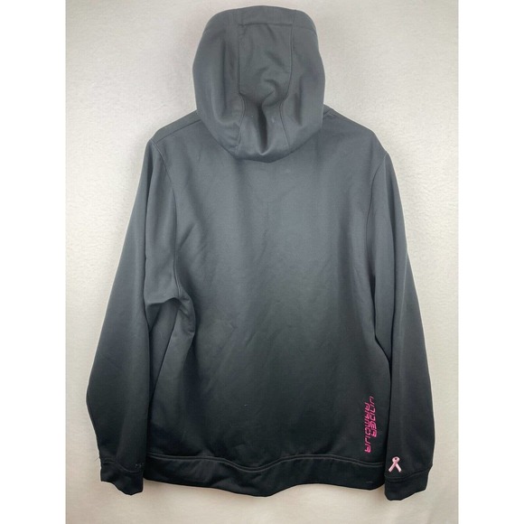 Under Armour Storm Semi Fitted Pink Ribbon Breast Cancer Hoodie Womens Large - Picture 5 of 6